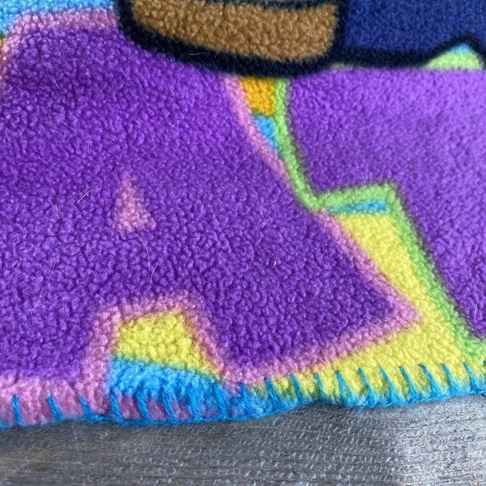 Vintage Lil Bratz Fleece Kids Throw Blanket Multicolor Zebra 38 X 45 - Picture 8 of 9